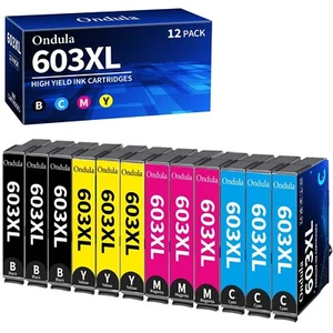 Ondula 603XL Ink Cartridges Multipack Replacement for Epson 603 Ink Cartridges f - Picture 1 of 5