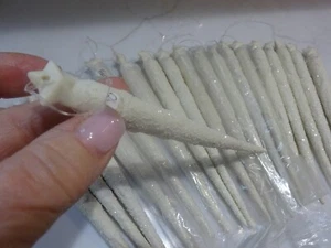 19 Pc Dept 56 Snowbabies Bisque Ornaments Glitter Icicles Ornaments - Picture 1 of 5