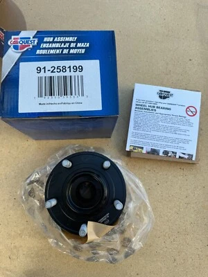 Conjunto de cojinete de rueda y buje CARQUEST 91-258199 Chrysler Dodge delantero Foto 1 de 2