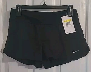 Nike Womens Solid Black Boardshort Swim Suit Bottoms Multiple Sizes NESS9389-001 - Picture 1 of 19