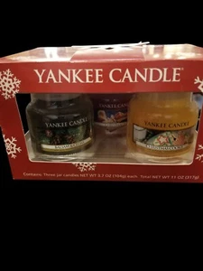Yankee Candle Holiday 3er Set - Balsam Cedar, Xmas Eve, Xmas Cookie - Bild 1 von 5