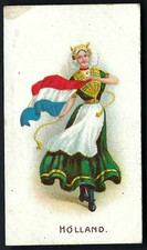 LAMBERT & BUTLER (O'SEAS) - FLAG GIRLS OF ALL NATIONS - HOLLAND