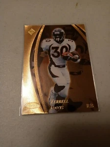 TERRELL DAVIS 1998 COLLECTOR'S EDGE GOLD REDEMPTION #D 8/100 BRONCOS RARE - Picture 1 of 2