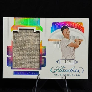 2021 Panini Flawless Legends Gil McDougald GameUsed Jersey Relic /25 Yankees HOF - Bild 1 von 4