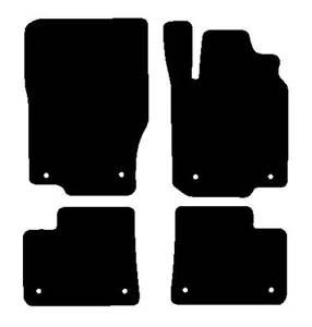 Fits Mercedes GLE Class (W166) 2012-2019 Black Premium Tailored Car Mats HITECH - Picture 1 of 6