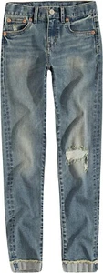 New with Tags Levi's Girls' Big Girlfriend Fit Jeans Blue Asphalt Size 16 Reg - Picture 1 of 2