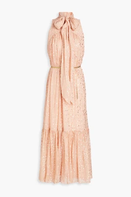 Vestido midi IMMERMANN con arco metálico fil coupé seda-crepón talla 0 Foto 1 de 4