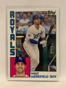 #T84-16 Whit Merrifield Kansas City Royals 2019 Topps Series One Baseball Card - Picture 1 of 2