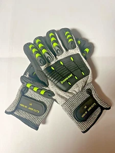 Ironwear 4891 - Grande - Guantes resistentes a impactos - Gris/Blanco - Corte 3 - Nuevo - Imagen 1 de 5