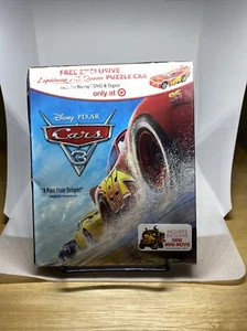 New: CARS 3 - Puzzle Car Included - Pixar - Blu-ray + DVD + Digital - Picture 1 of 2