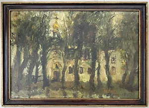 Original altes russisches Avantgarde Ölgemälde, Impressionismus, signiert, 1987. - Bild 1 von 9