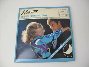 De colección Nuevo #406 2 pr Kleinert's Coser Vestido Escudos Negro/Blanco Algodón Talla 3 - Imagen 1 de 7