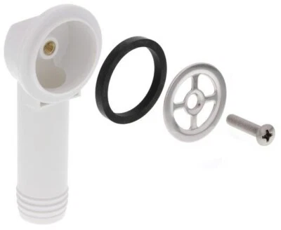 Blanco Überlauf mit Überlaufrosette (Chromoptik), Dichtung und Schraube 125351