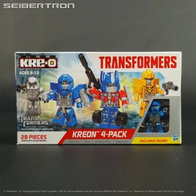 KREON 4-PACK Transformers Kre-o Universal Optimus Prime Evac Megatron Bumblebee - Image 1 of 4