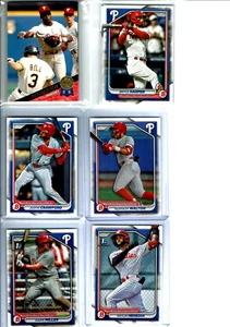2024 Bowman Baseball Philadelphia Phillies Team Set (8) Base Cards ++WOW++ - Picture 1 of 5