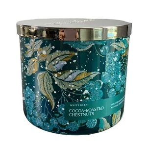 Bath & Body Works White Barn Cocoa Chested Chestnuts 3-Wick 14.5 oz Candle - Bild 1 von 5