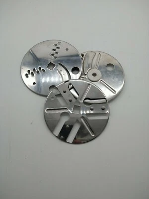 Hamilton Beach Food Processor Slicer# 721-1 Disc blades set of 3 - Image 1 of 4