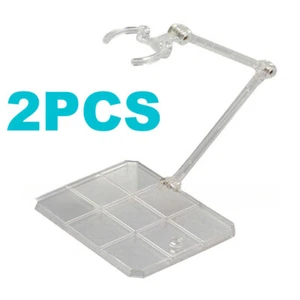 For Bandai Gundam Base Clear Gunpla 1/144 Scale Display Stand RG HG SD - Picture 1 of 4