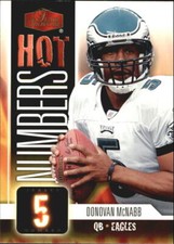 2006 Flair Showcase Hot Numbers #HN9 Donovan McNabb - NM-MT