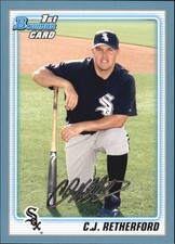 2010 Bowman Prospects Blue White Sox Baseball Card #BP69 C.J. Retherford /520