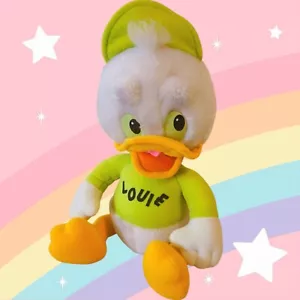Walt Disney Louie Duck Tales Plush 11" Vintage 1986 Playskool Stuffed Toy Duck - Picture 1 of 3