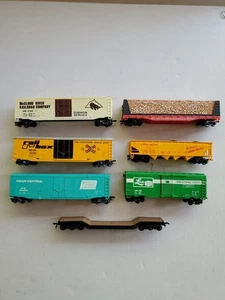HO Scale Modelleisenbahn Eisenbahn Waggons Lot of 7 - Mix Of - Bachmann - Tyco - Life Like - Bild 1 von 16