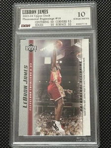 2003 Upper Deck Lebron James Phenomenal Beginning #18 DGA 10 - Picture 1 of 2