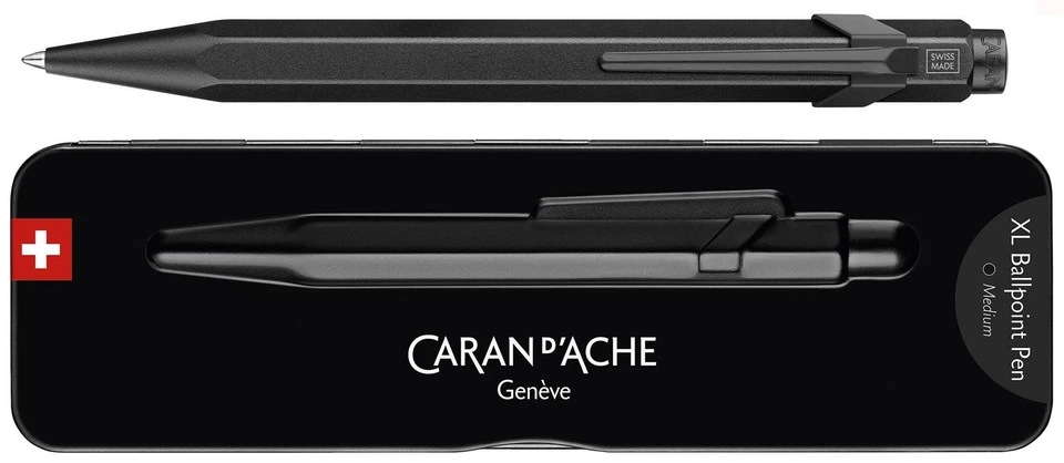 CARAN D'ACHE Druckkugelschreiber 849 XL BLACK CODE schwarz