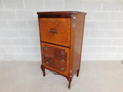 Antique French Louis XV Marquetry Secretary Desk - Image 1 of 4