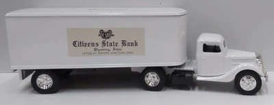 Semirremolque Ford Ertl 9480UO Citizens State Bank 1937 banco de metal edición limitada Foto 1 de 2
