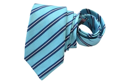 CORBATA HOMBRE ROSA AZUL/RAYAS ANCHO: 3.1/8" LARGO: 59" Foto 1 de 4