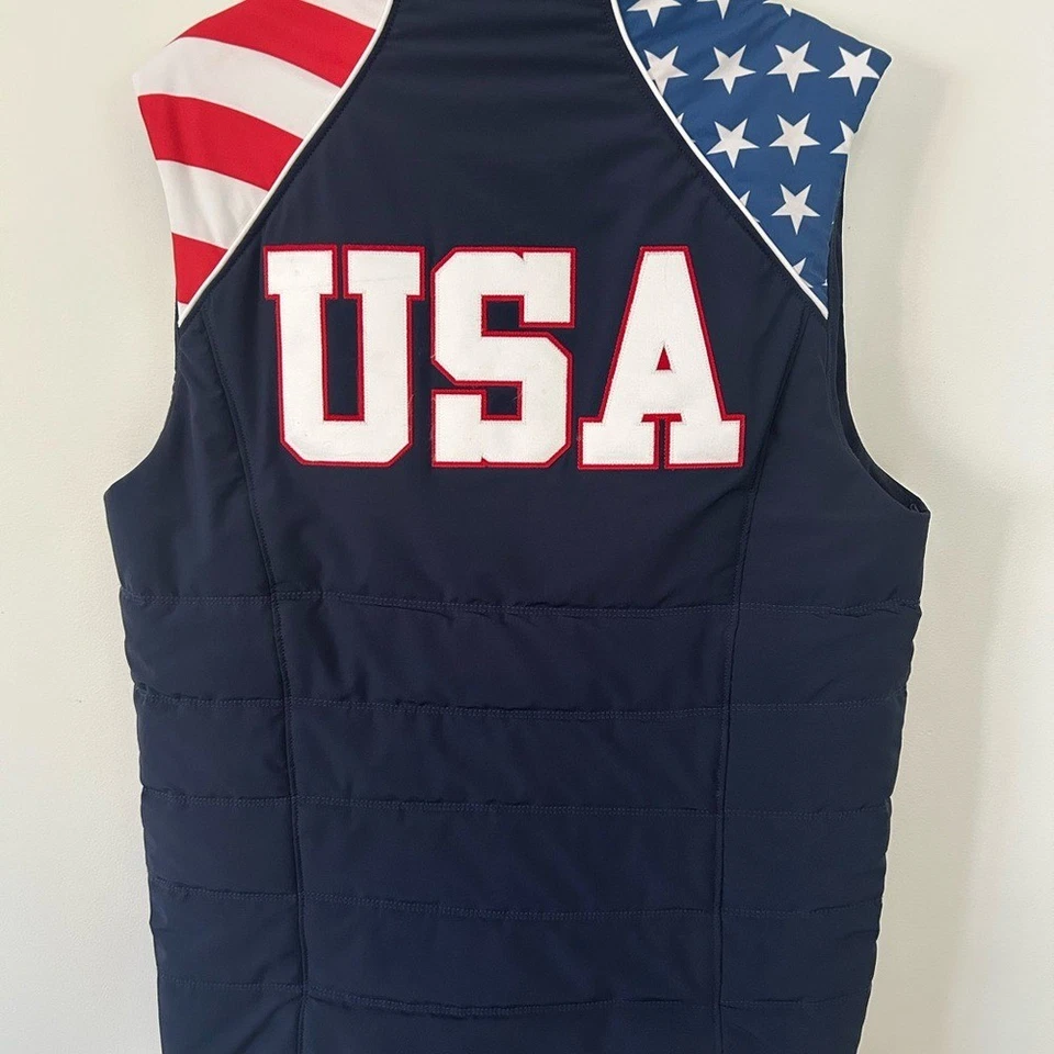 Team USA Olympic Eyce by Jammin' Commemorative Figure Skating Vest American Flag - Image 1 of 4
