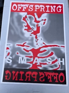 The Offspring Smash Vintage 1995 Large Band Poster Alternative Punk 90er 22x34" - Bild 1 von 4