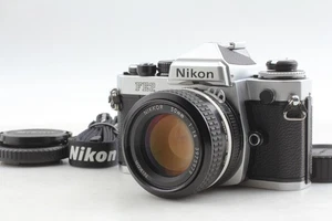 Honeycomb [MINT] Nikon FE2 Silver 35mm Film Camera Ai 50mm f1.4 Lens From Japan - Picture 1 of 14