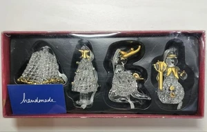 Villeroy & Boch Christmas Ornament 4er Set Rentier Glocke Baum Schneemann 2018 - Bild 1 von 7