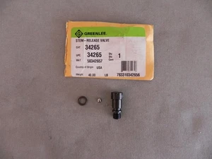 NEW Greenlee # 34265 Stem-release valve for use with 767 type ABM, 7804SB,7904SB - Picture 1 of 2