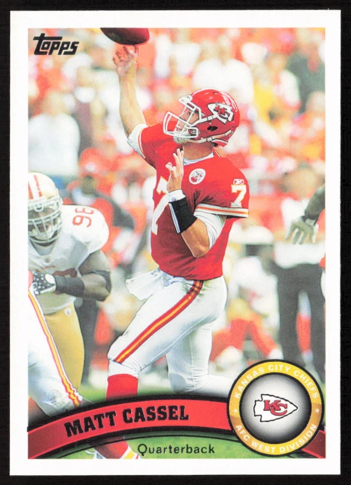 2011 Topps Matt Cassel #318 Kansas City Chiefs - Image 1 of 2