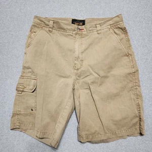 Pantalones Cortos Orvis Trout Bum Para Hombres 32 Marrón Lona Carga Exterior Ripstop 9” Entrepierna Pez - Imagen 1 de 10