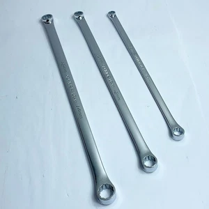 Snap-on XDHM 12-Point Metric Flank Drive 15° Offset Box Wrench 3pc Set  8-14mm - Picture 1 of 5