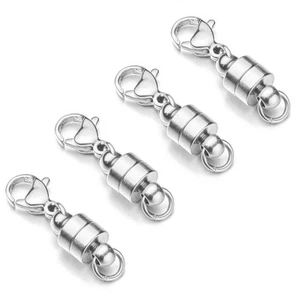 Stainless Steel Magnetic Necklace Clasps and Closures, Magnetic Clasp Convert... - Picture 1 of 5