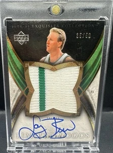 Larry Bird 2006-07 Upper Deck UD Exquisite Limited Logos Patch Autograph /50 - Picture 1 of 2