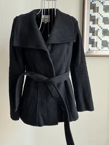 REISS giacca giaccone nero XS lana e cachemire - Imagen 1 de 14