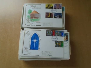 Great Britain - Circa 145 x 1970s & 1980s first day covers etc. See pics below. - Picture 1 of 1
