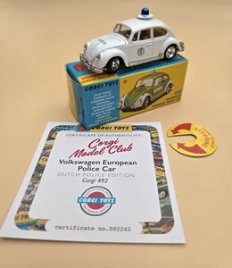 Corgi Model Club Volkswagen European Dutch Police Car No 492 Reissue 1:44 - Picture 1 of 1