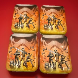 4 X Star Wars Rebels Playing Cards Collector Tin Disney Animated Series-SEALED - Picture 1 of 8
