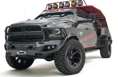 Fab Fours DR10-X2950-1 Matrix Front Bumper with Full Guard and Sensor Holes NEW Foto 1 de 4