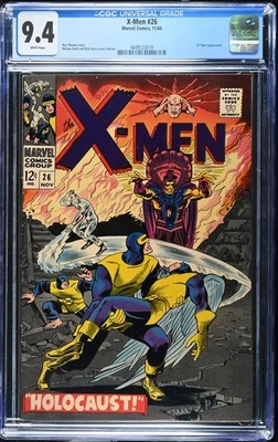 X-Men #26 (1966) Silver Age El Tigre Beautiful! CGC 9.4 White Pages W753 - Image 1 of 2