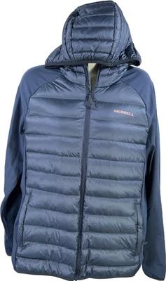 Merrell Women’s Blue Ridgevent Hybrid Down Filled Full Zip Jacket - L - Image 1 of 4