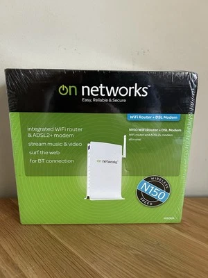 On Networks N150RM Integrated WiFi Router & ADSL2 Modem **Brand New & Sealed** - Image 1 of 4