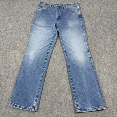 Pantalones de mezclilla Wrangler Vintage 936 vaqueros occidentales para hombre 33x32 (W33xL30 real) azul Foto 1 de 4